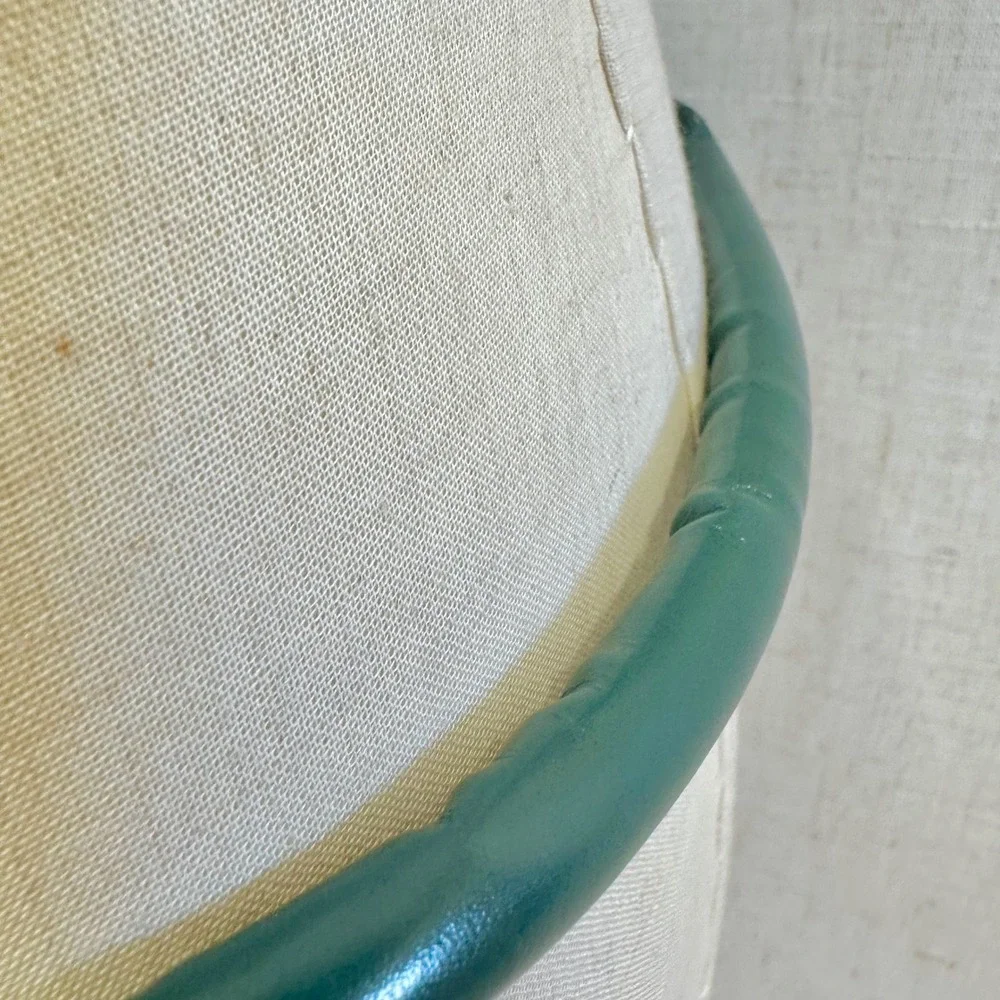 Vintage Ralph Lauren Emerald Green Tubular Leather‎ Rolled Skinny Belt Size 30